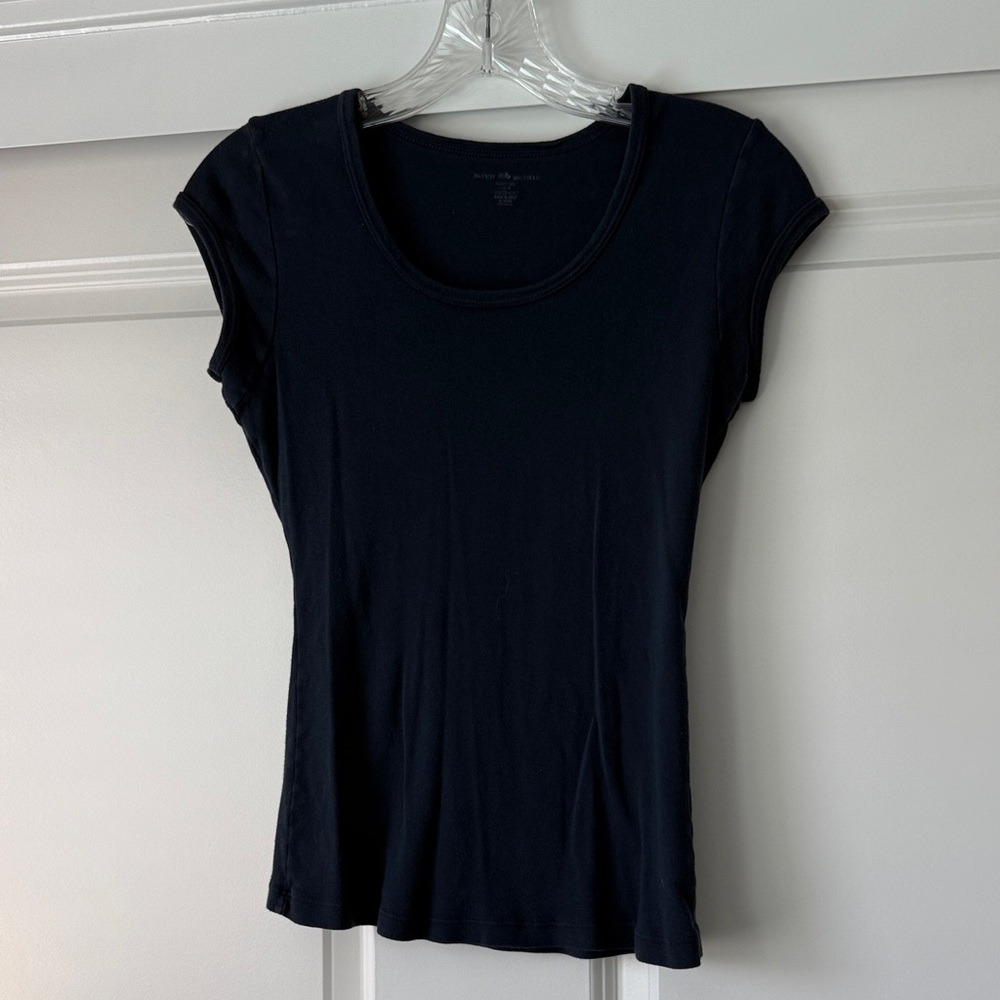 Brandy Melville Navy Short Sleeve Tee